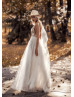 Ivory Lace Tulle Airy Wedding Dress Ivory Lace Tulle Airy Wedding Dress